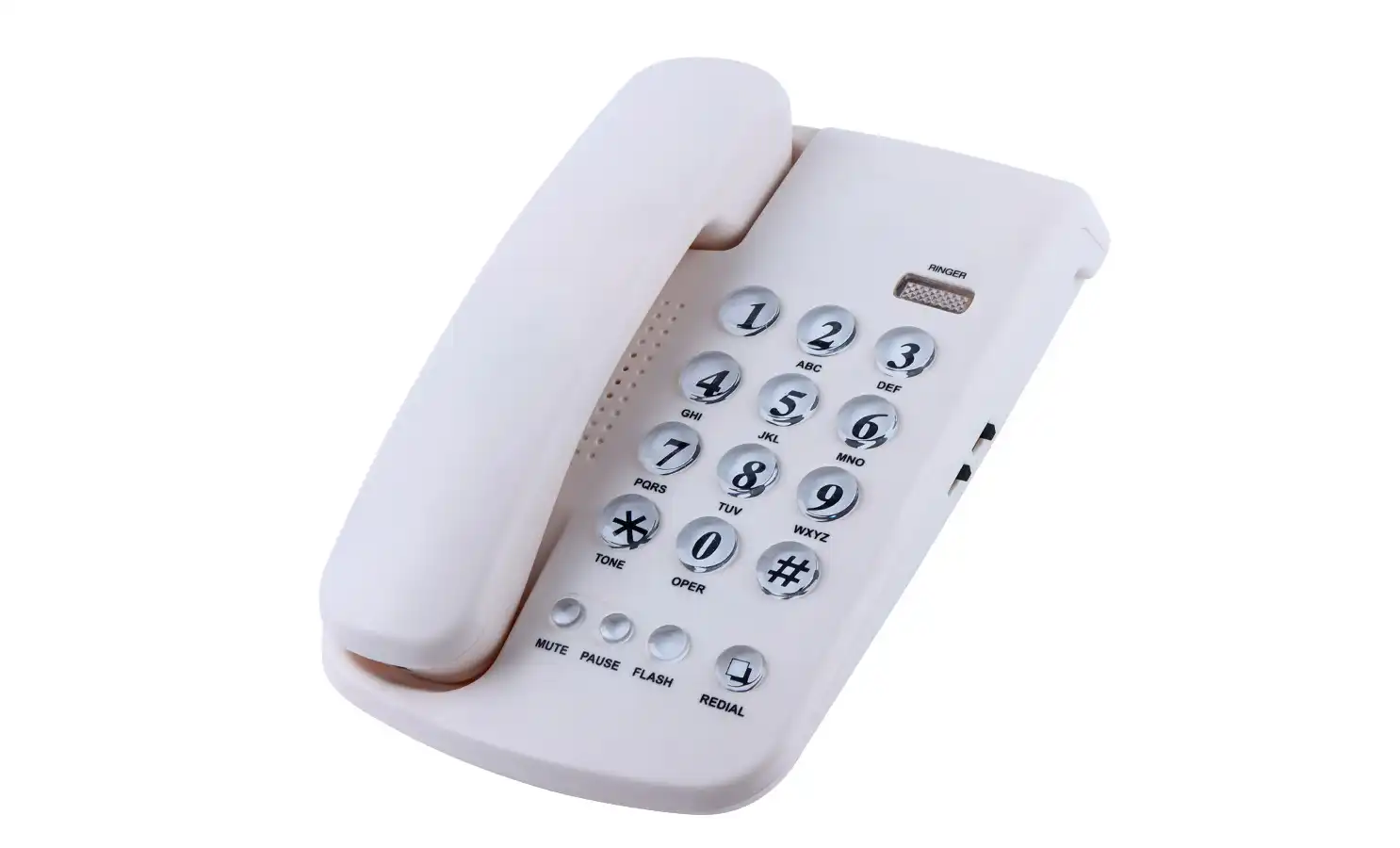 White Color Basic Telephone