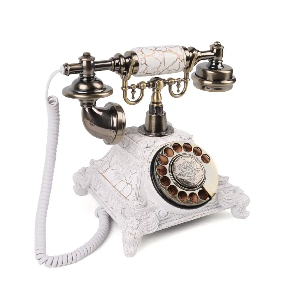 What settings are antique telephones best suited for?