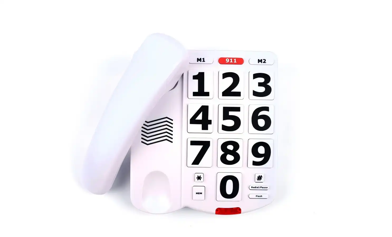 Is the big button telephone suitable for visually impaired users?