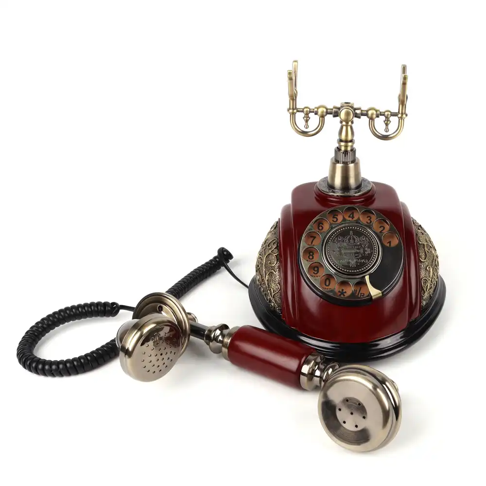 Is the antique telephone a working telephone or just decorative?