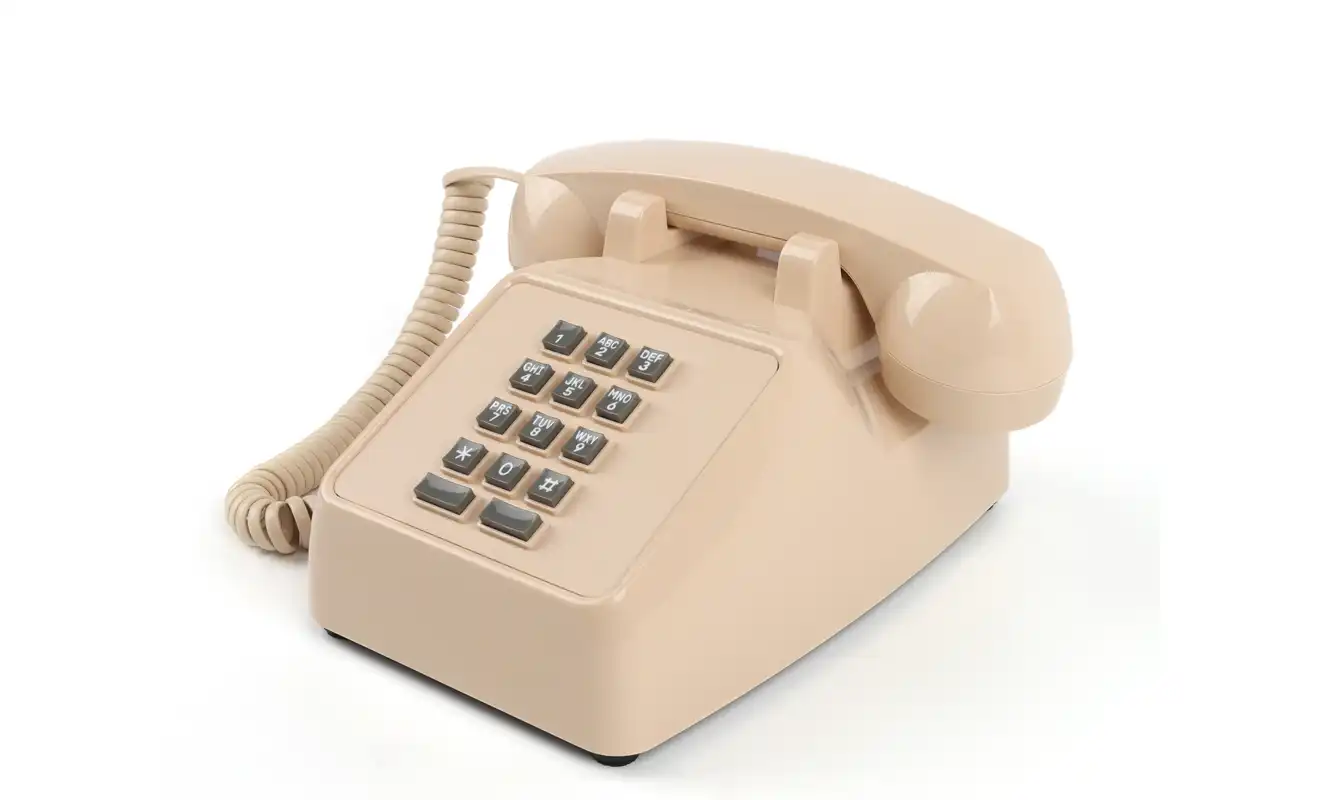 Does antique telephone require an external power source?