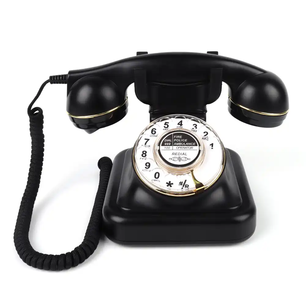 Can antique telephones be mounted on a wall?